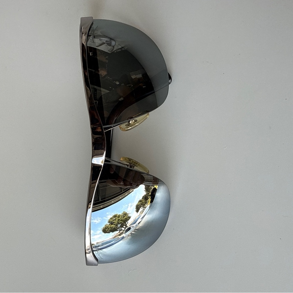 Salvatore Ferragamo Eyewear Temple Arm - Black & Silver